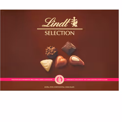Lindt Selection Chocolate Box Extra Large 40 Assorted Milk Dark & White Chocolates 427g Sharing Box Birthday Celebrations Con ...