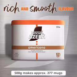 NESCAFÃ Azera Americano Instant Coffee 500g Tin