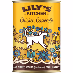Lily's Kitchen Natural Adult Wet Dog Food Tin Chicken & Turkey 6 x 400g