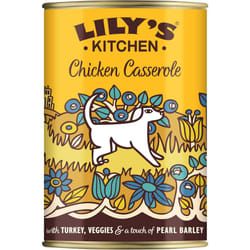 Lily's Kitchen Natural Adult Wet Dog Food Tin Chicken & Turkey 6 x 400g