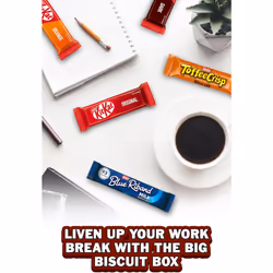NestlÃ© Kitkat and Friends Big Biscuit Box | 69 x Chocolate Biscuit Bars - KitKat, Blue Riband, Toffee Crisp | Bulk Chocolate Box 1.357kg