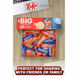 NestlÃ© Kitkat and Friends Big Biscuit Box | 69 x Chocolate Biscuit Bars - KitKat, Blue Riband, Toffee Crisp | Bulk Chocolate Box 1.357kg