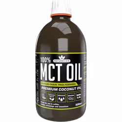 Natures Aid 100 Percent MCT Oil, Premium Coconut Oil, Sustainably Sourced, Add to Coffees or Shakes, Vegan, 500 ml
