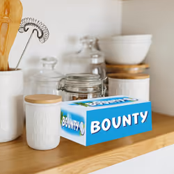 Bounty Coconut & Milk Chocolate Box, Bulk Chocolate Bars, Duo, 24 x 57g