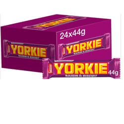 NestlÃ© Yorkie Raisin and Biscuit Milk Chocolate Bars, 24 x 44 g