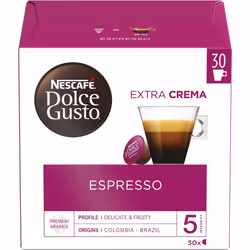 NESCAFÃ Dolce Gusto Espresso Coffee Pods (Pack of 3, Total 90 Capsules)