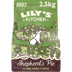 Lilys Kitchen Made with Natural Ingredients Adult Dry Dog Food Shepherds Pie Balanced Recipe 2kg Bag