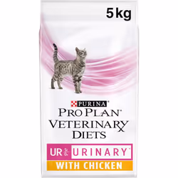 PRO PLAN VETERINARY DIETS UR Urinary Dry Cat Food Chicken 5kg, Packaging May Vary