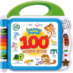 LeapFrog Learning Friends 100 Words Baby Book Educational & Interactive Playbook Toy Toddler & Pre School Boys & Girls 1, 2, ...