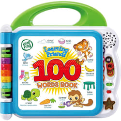 LeapFrog Learning Friends 100 Words Baby Book Educational & Interactive Playbook Toy Toddler & Pre School Boys & Girls 1, 2, 3, 4+ Year Olds One Size