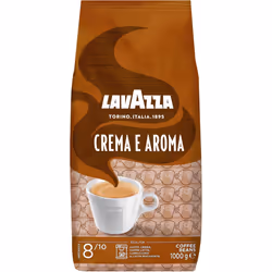 Lavazza Crema e Aroma, Arabica and Robusta Medium Roast Coffee Beans, 1 kg (Pack of 1)