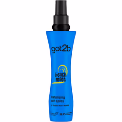 Schwarzkopf got2b Beach Matt Texture Sea Salt Hair Spray Medium Hold Creates Waves and Textures with a Matt Finish packaging  ...