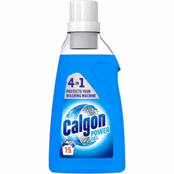 Calgon 4-in-1 Washing Machine Cleaner and Water Softener Gel 750 ml Removes Limescale Residue, Dirt, Rust & Malodours , Deep ...