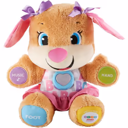 Fisher-Price Laugh Interactive Baby Toys 6 - 36 Months Educational Toys for 1 Year Old Girls and Boys with Music and Lights 1st Birthday Gifts FPP51