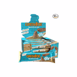 Grenade High Protein, Low Sugar Bar - Chocolate Chip Salted Caramel, 12 x 60 g