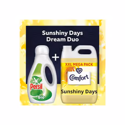 Comfort Sunshiny Days Fabric Conditioner with Stay Fresh technology for 100 days of freshness + fragrance* 160 wash 4800ml, Pack Of 1