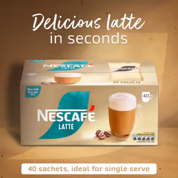 NESCAFÃ Latte Instant Coffee Sachets - 40 X 18G