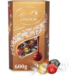 Lindt Lindor Assorted Chocolate Truffles Box Extra Large  Approx 48 balls600g Chocolate Truffles Smooth Melting Gift Present or Sharing Father's Day