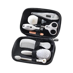 Tommee Tippee Baby Healthcare and Grooming Kit, 9x Essential Newborn Care Items for Home and Travel, Wipe-Clean and Waterproof Travel Case