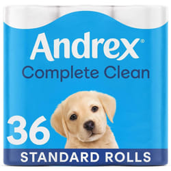Andrex Classic Clean Toilet Rolls 36 Toilet Roll Pack Bulk Buy Toilet Rolls Unbeatable Clean Toilet Rolls with Unique 3D Wave