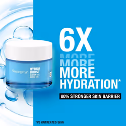 Neutrogena Hydro Boost Water Gel Face Moisturiser, with Hyaluronic Acid for Dry Skin, 50 ml (Pack of 1)
