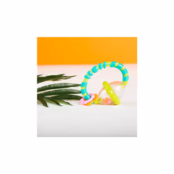 BRIGHT STARTS Grab and Spin Baby Rattle and BPA-free Teether Toy Ages 3 Months +