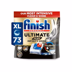 Finish Ultimate Plus Infinity Shine Dishwasher Tablets bulk |Scent: Fresh | 73 Dishwasher Tabs | For A Superb Clean & Diamond ...