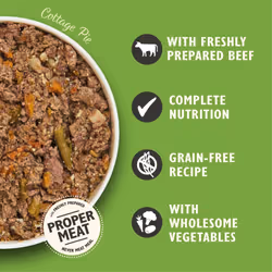 Lily's Kitchen Natural Adult Dog Food Wet Tins - Cottage Pie - Complete Meal Recipes (6 Tins x 400g)