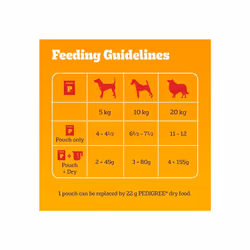 Pedigree Mixed Selection in Jelly 40 Pouches, Adult Wet Dog Food, Megapack (40 x 100 g)