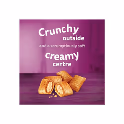 WHISKAS Temptations Tasty Crunchy Treats for Adult Cats Small Bite Size Snacks with Delicious Chicken & Cheese Filling 4 x 180g Packets Pack May Vary
