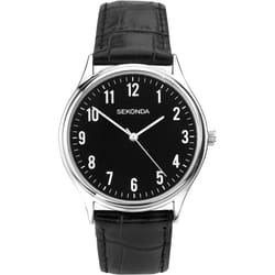 Sekonda Men's Analog Quartz Watch with Leather Strap 1777