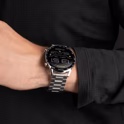 Sekonda Active Plus Smart Watch 45mm with Silver Stainless Steel Strap 30177