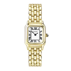 Sekonda Monica Ladies 20mm Quartz Watch in White with Analogue Display  and Gold Alloy Strap 40144