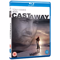 Paramount Cast Away (2000), Movie, Blu-ray, Coloured, English, 138 min, Teen & young adults