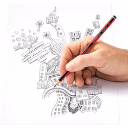 STAEDTLER Tradition 110-4H Pencil 4H (1 pack of 12 pencils)