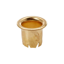Natural Brass Finish Eyelets For up to 30 Sheets 47 mm Diameter and 55 mm Length Use with Hole Punch and Eyelet Pliers Copper Plated Pack of 500