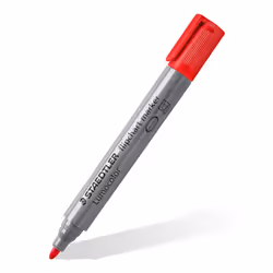Staedtler Lumocolor Flipchart Marker 356 WP6 ST Bullet Tip - Assorted Colours (Pack of 6)