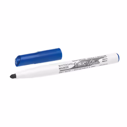 BIC VELLEDA 1741 Bullet Tip Pocket Cetone Whiteboard Marker 1.5mm Blue (Box 12)
