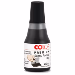 COLOP Non-Toxic Water Based 801 Premium Ink (Black 25 ml)