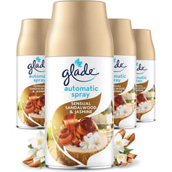 Glade Automatic Air Freshener Spray 269 ml Refill, Sandalwood & Jasmine, Pack of 4
