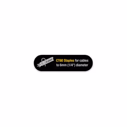 1094 CT6010 mm Divergent Point White Staples 5 x 1000 Staples