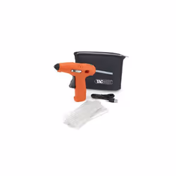 Tacwise 1559 H4-7 Cordless 4V Hot Melt Gun + 30 Glue Sticks, Orange
