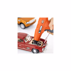 Tacwise 1559 H4-7 Cordless 4V Hot Melt Gun + 30 Glue Sticks, Orange