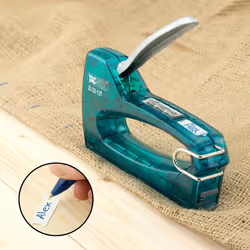 1728 Z2 53-13T Transparent Staple Gun with 300 Staples, Uses Type 13 and 53/4-8 mm Staples