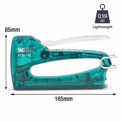 1728 Z2 53-13T Transparent Staple Gun with 300 Staples, Uses Type 13 and 53/4-8 mm Staples
