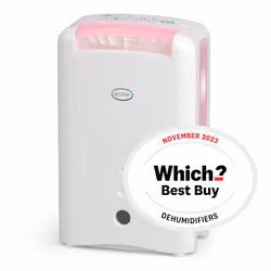 EcoAir DD1 Classic MK6 Pink 7.5L/Day Dehumidifier with Ioniser
