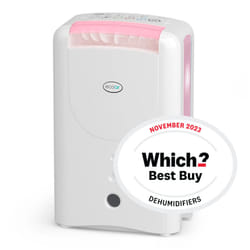 EcoAir DD1 Classic MK6 Pink 7.5L/Day Dehumidifier with Ioniser