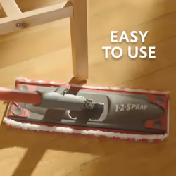 Vileda 1-2 Spray Mop, Microfibre Flat Floor Spray Mop with Extra Head