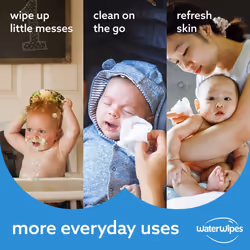 , 99.9% Water Based Wipes, Unscented for Sensitive Skin) Plastic-Free Original Baby W - WaterWipes Plastic-Free Original Baby Wipes, 540 Count (9 packs