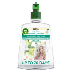 ) Air Wick Aerosol-Free Automatic Air Freshener Spray Refill Fresh Odour Neutraliser, Lasts Up to 70 Days, Air fres - Morning Meadow, 228 ml (Pack of 1